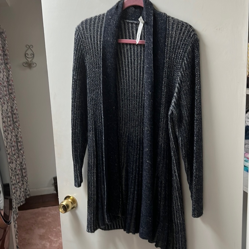 Blue Cardigan very cute on!